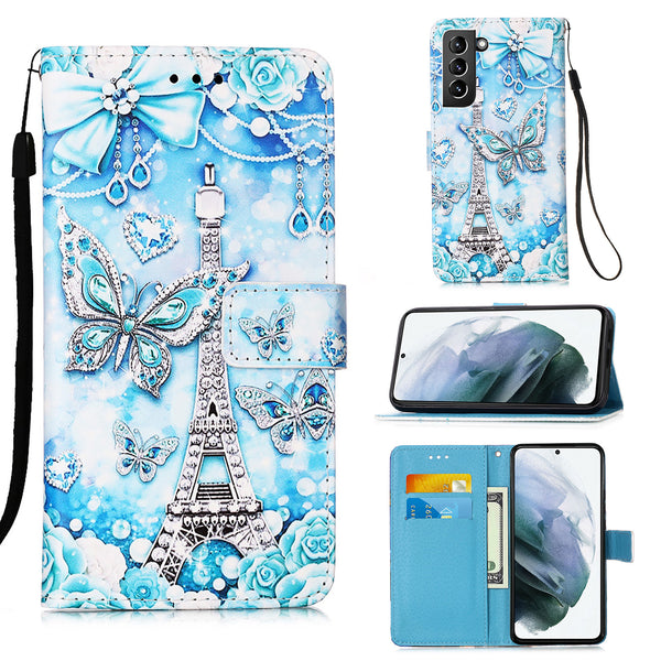 Samsung S21 Plus Case Designer PU (EiffelTower)