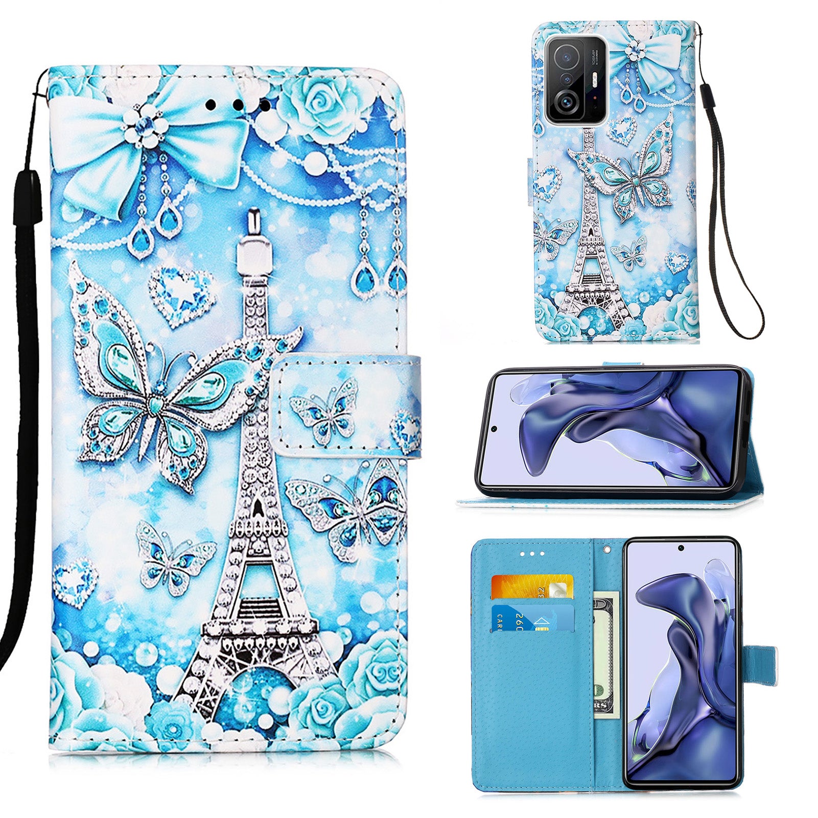 Xiaomi 11T Case Designer PU (EiffelTower)