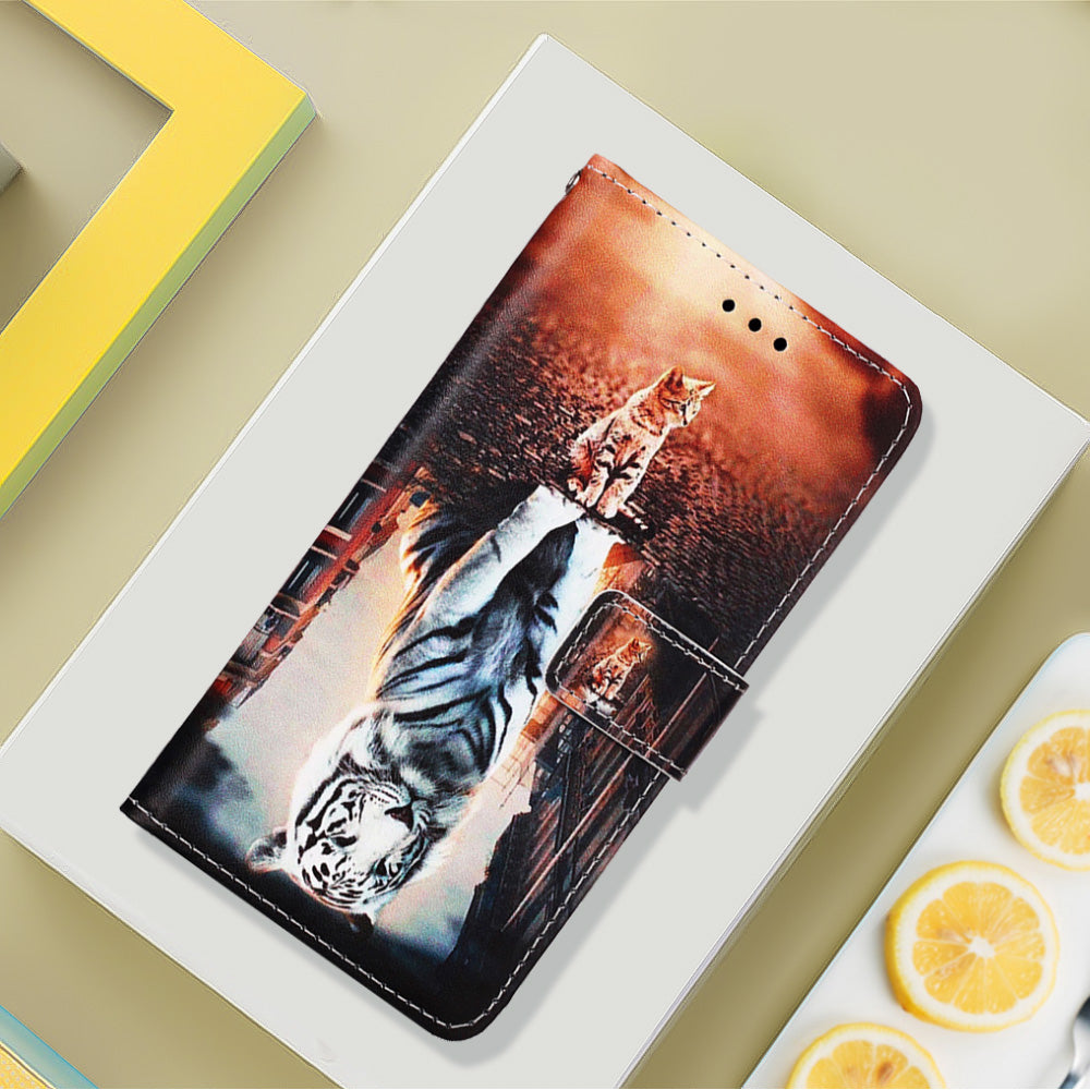 Xiaomi Poco M4 Pro 5G Case Designer PU (Cat&Tiger)