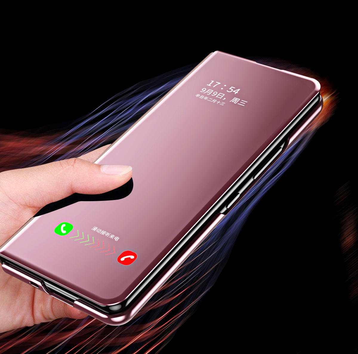 Samsung Galaxy Z Fold3 5G Mirror Folio Case (Gold)