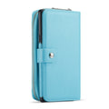 Samsung Note 9 Case Zipper Wallet (LightBlue) - LightBlue