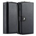 Samsung S10E Case Zipper Wallet (Black) - Black