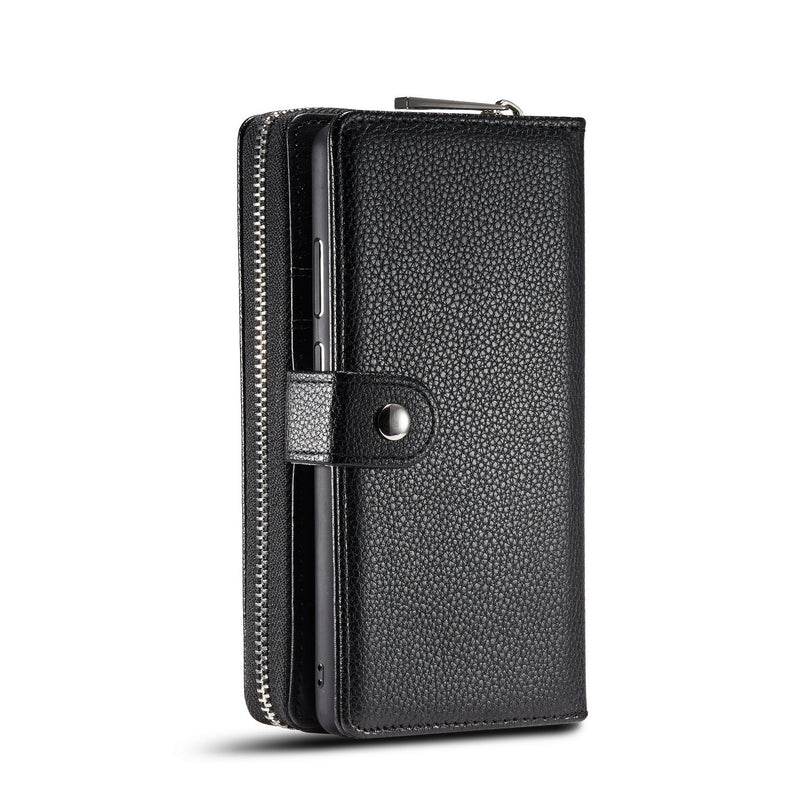 Samsung S21 Case Zipper Wallet (Black)