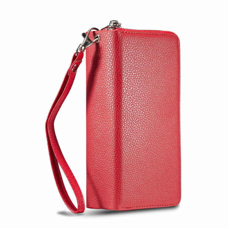 Samsung S21 Ultra Case Zipper Wallet (Red)