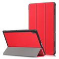 Lenovo Tab E10 TB-X104F Tri-Fold PU Case [Red] - Red