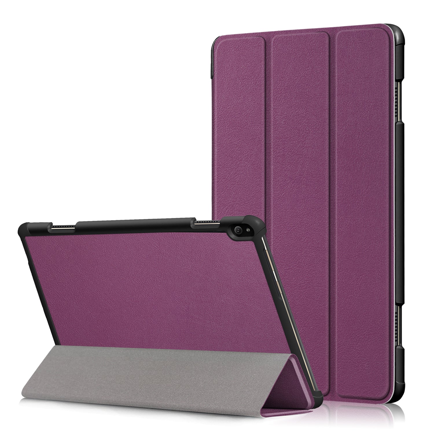Lenovo Tab P10 TB-X705F Tri-Fold PU Case [Purple]