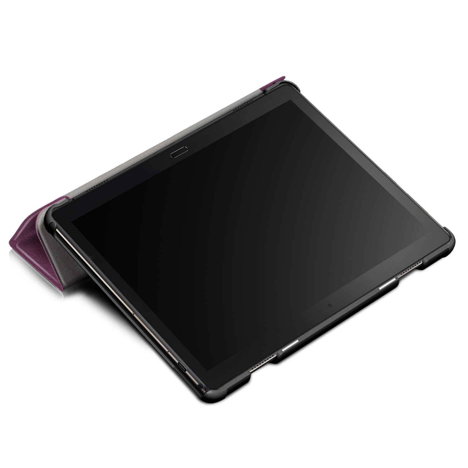 Lenovo Tab P10 TB-X705F Tri-Fold PU Case [Purple]