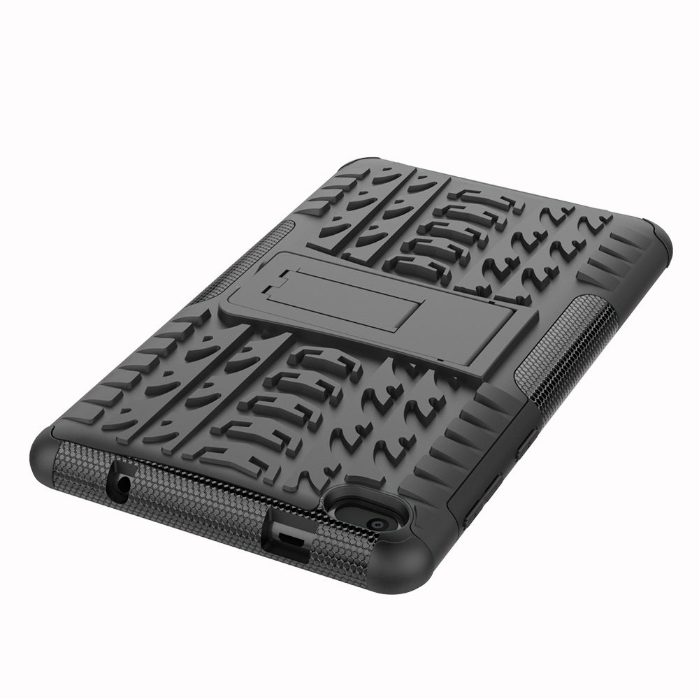 Lenovo Tab E7 TB-7104 Heavy Duty Rugged Case [Black]