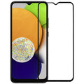 Samsung Galaxy A03 Glass Screen Protector Full Cover (Black) - Black