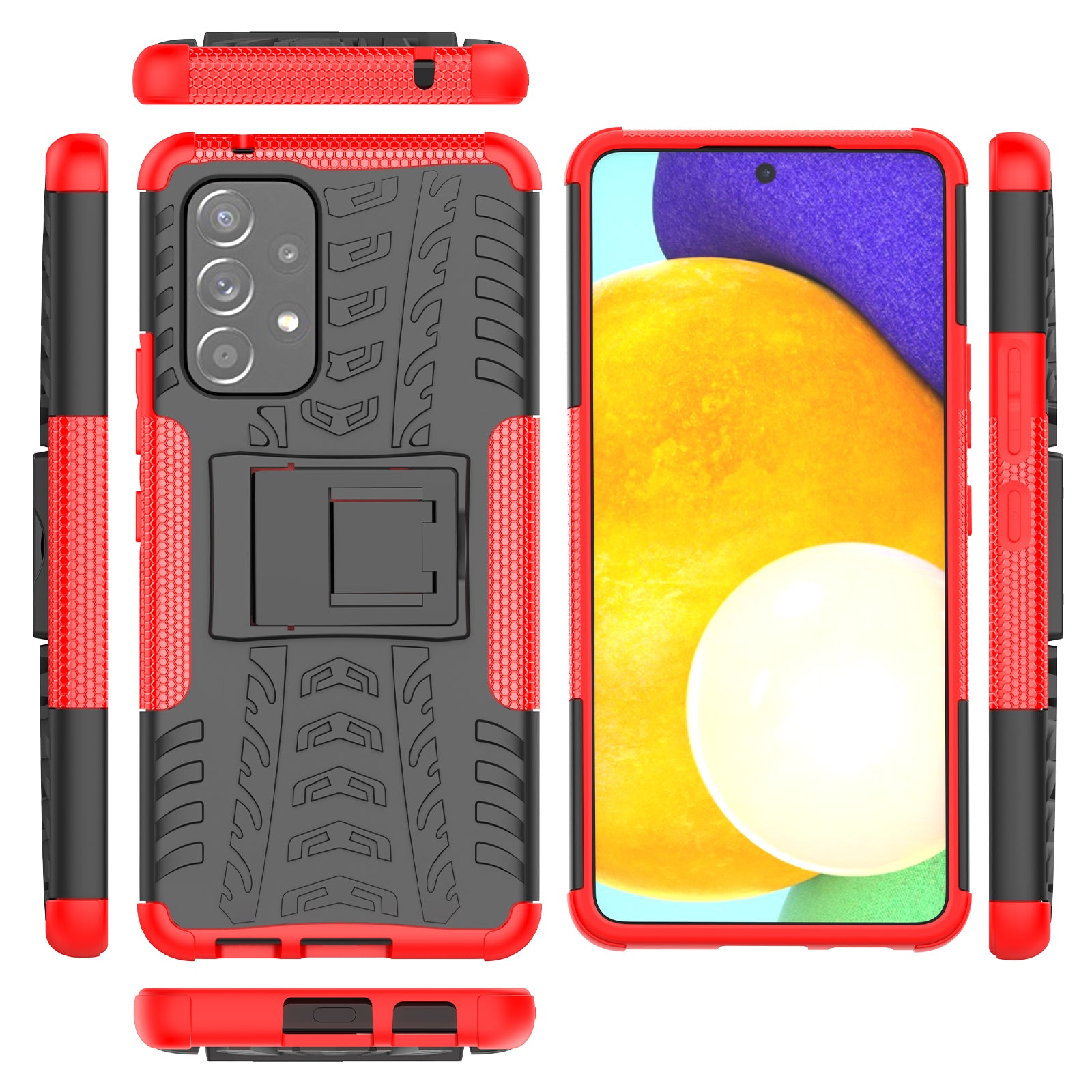 Samsung Galaxy A53 Case 5G Heavy Duty (Red)