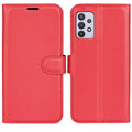 Samsung Galaxy A53 Case 5G PU Wallet (Red) - Red
