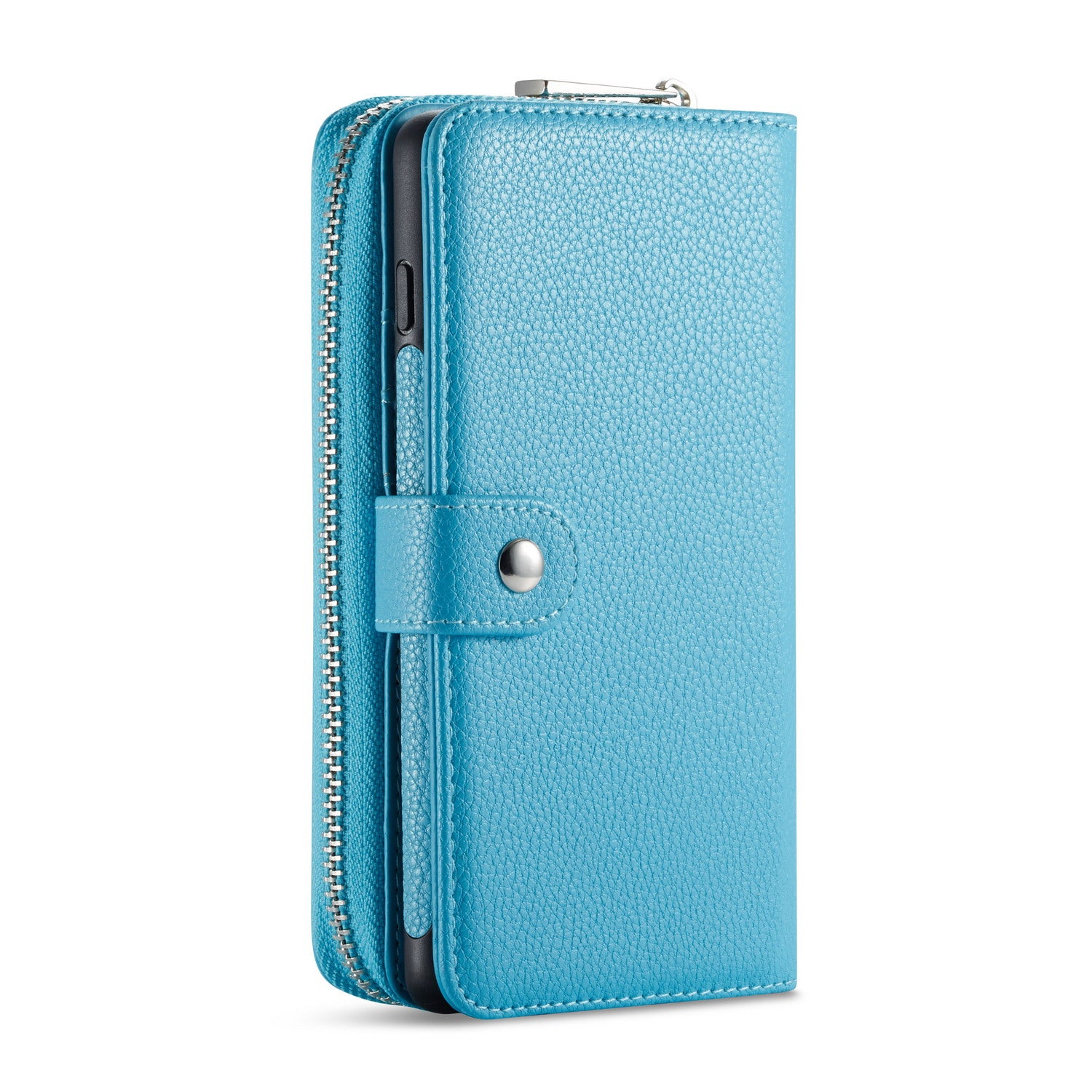 Samsung Note 20 Case Zipper Wallet (LightBlue)