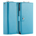 Samsung Note 20 Ultra Case Zipper Wallet (LightBlue) - LightBlue