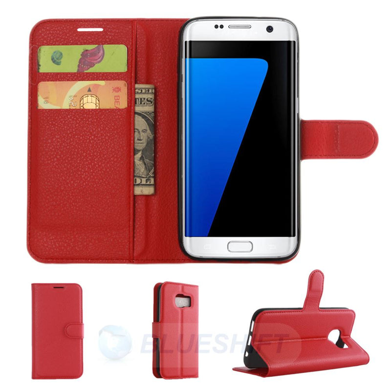 Samsung S7 Edge PU Wallet (Red)