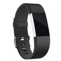 Fitbit Charge 2 Strap Classic Silicone (Black) - Black