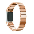 Fitbit Charge 2 Strap Steel Link Bracelet (RoseGold) - RoseGold