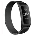 Fitbit Charge 3 Strap Milanese Loop (Black) - Black
