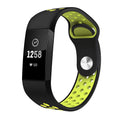 Fitbit Charge 3 Strap Sport Silicone (Black/Volt) - Black/Volt