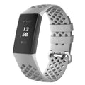 Fitbit Charge 3 Strap Sport Silicone (Grey) - Grey