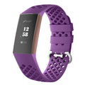 Fitbit Charge 3 Strap Sport Silicone (Purple) - Purple