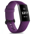Fitbit Charge 3 Strap Classic Silicone (Purple) - Purple