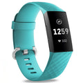 Fitbit Charge 3 Strap Classic Silicone (Turquoise) - Turquoise