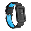 Fitbit Charge 3 Strap Rugged Case (Black/Blue) - Black/Blue