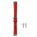 Fitbit Inspire Strap PU Leather (Red) - Red