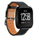 Fitbit Versa Strap PU Leather (Black) - Black