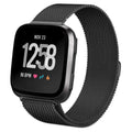 Fitbit Versa Strap Milanese Loop (Black) - Black