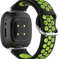 Fitbit Versa 3 Strap Sport Silicone (Black/Volt) - Black/Volt