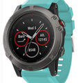 Garmin fenix 7X Silicone Strap (Turquoise) - Turquoise