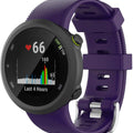Garmin Forerunner 45 Silicone Strap(Purple) - Purple