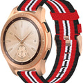 Garmin Venu 2 Plus Nylon Strap (Black/Red) - Black/Red