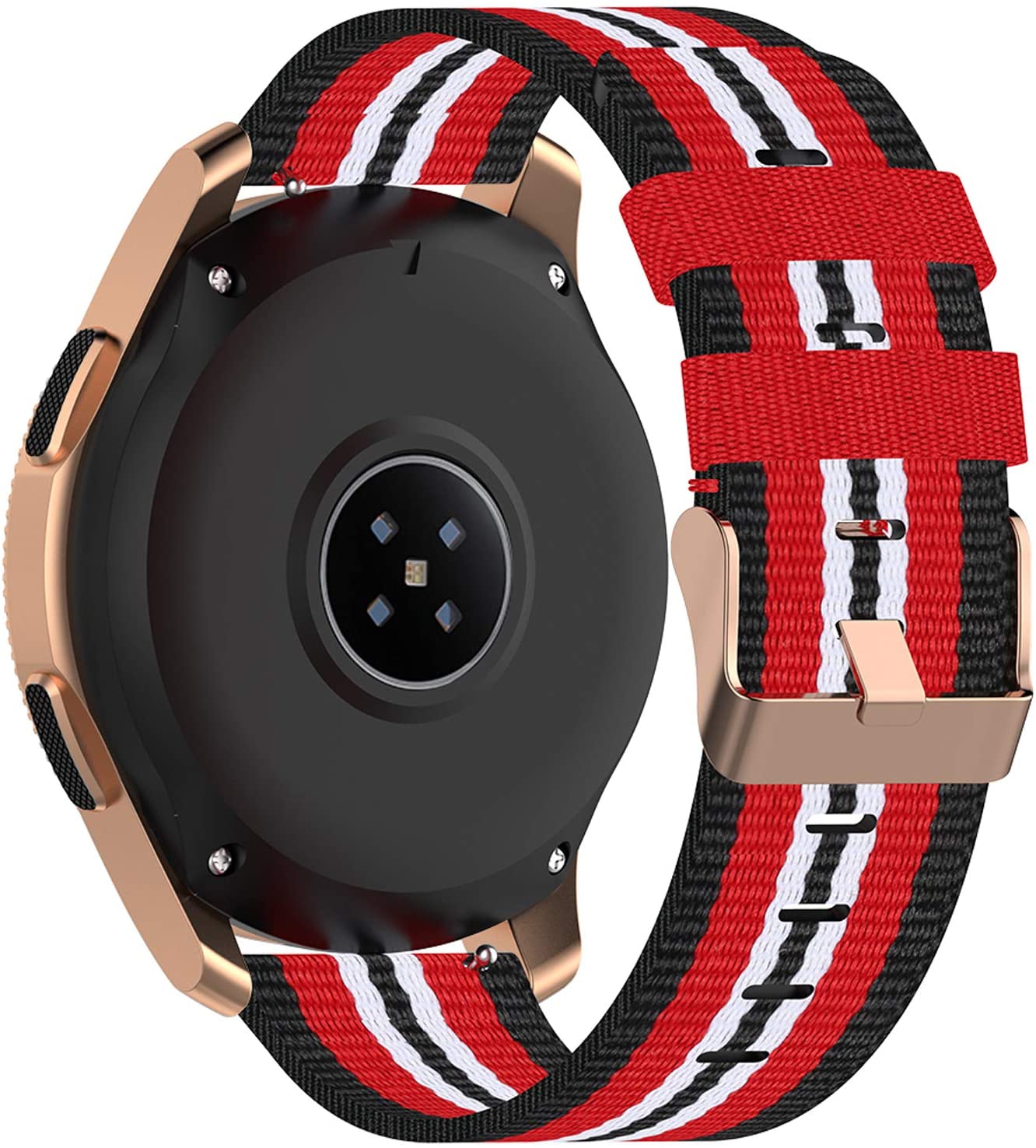 Garmin Venu 2 Plus Nylon Strap (Black/Red)