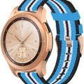 Garmin Venu Strap Quick Release Nylon (Black/LightBlue) - Black/LightBlue