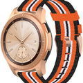 Garmin Venu Strap Quick Release Nylon (Black/Orange) - Black/Orange