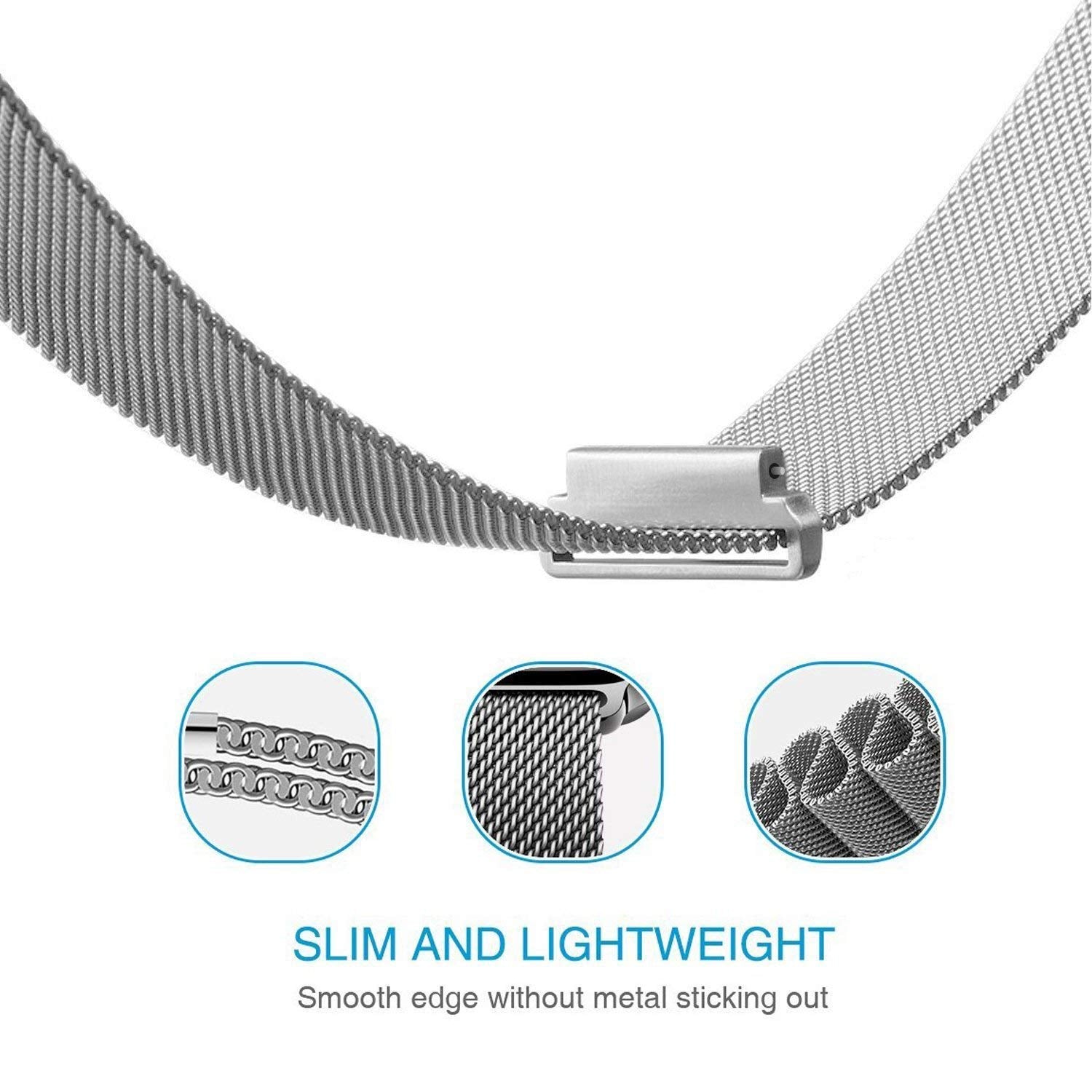 Samsung Galaxy Watch 4 Strap Milanese Loop (Silver)