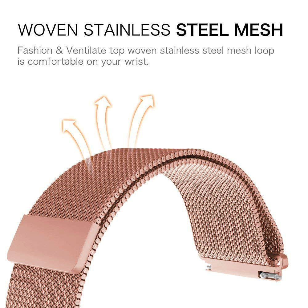 Samsung Galaxy Watch 4 Classic Strap Milanese Loop (RoseGold)