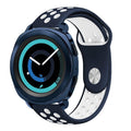 Samsung Gear S2 Classic Strap Sport Silicone (Navy/White) - Navy/White