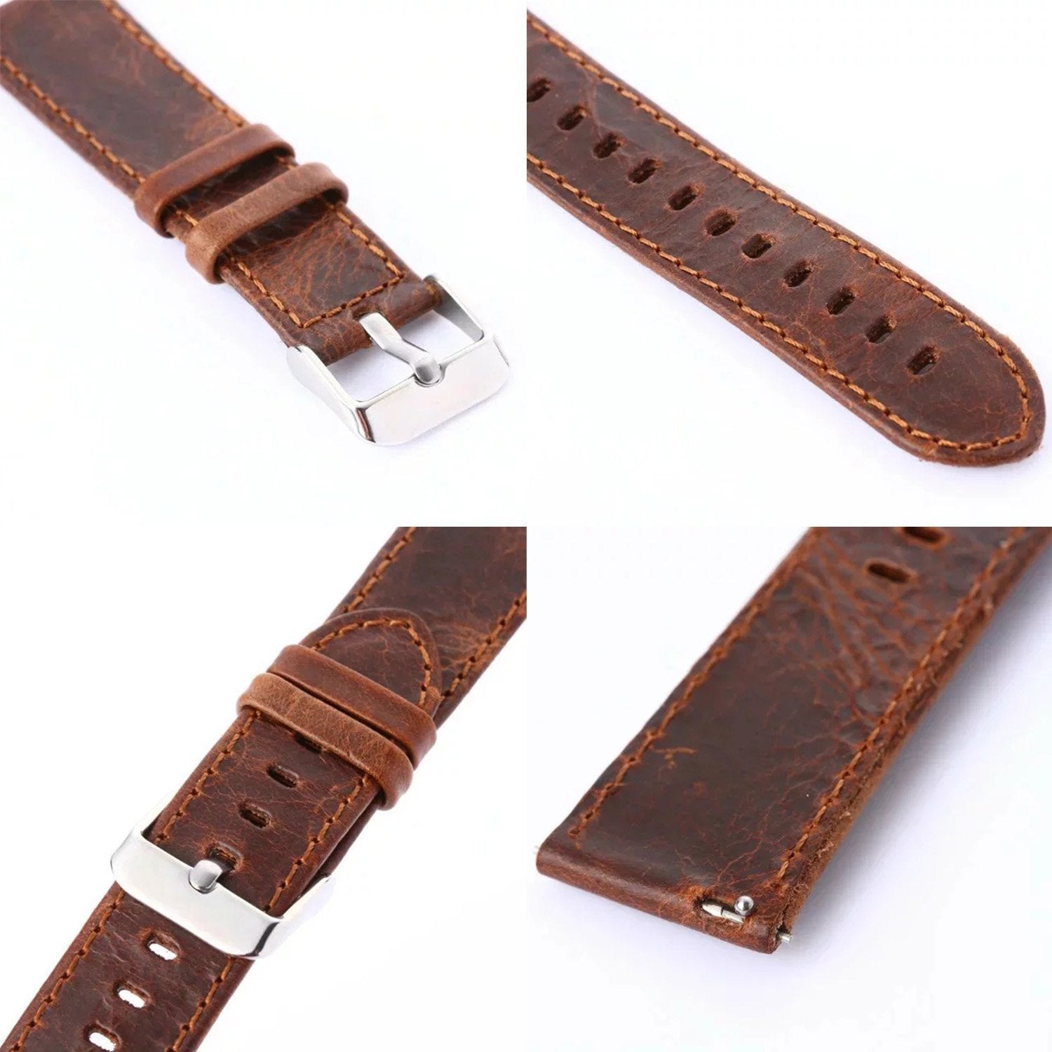 Huawei Watch GT 2 Pro Strap PU Leather (Brown)