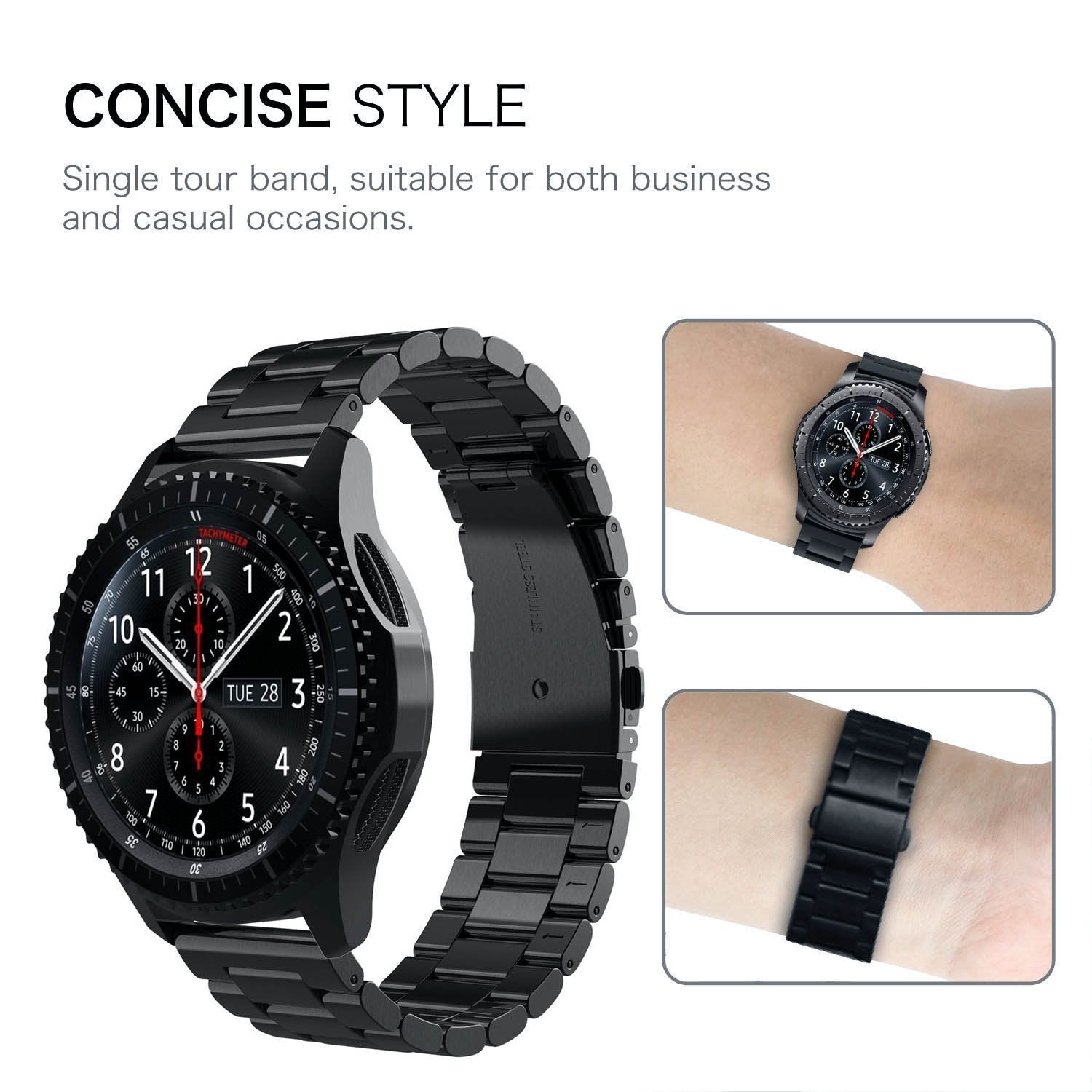 Huawei Watch GT 2 Pro Strap Steel Hocolike (Black)