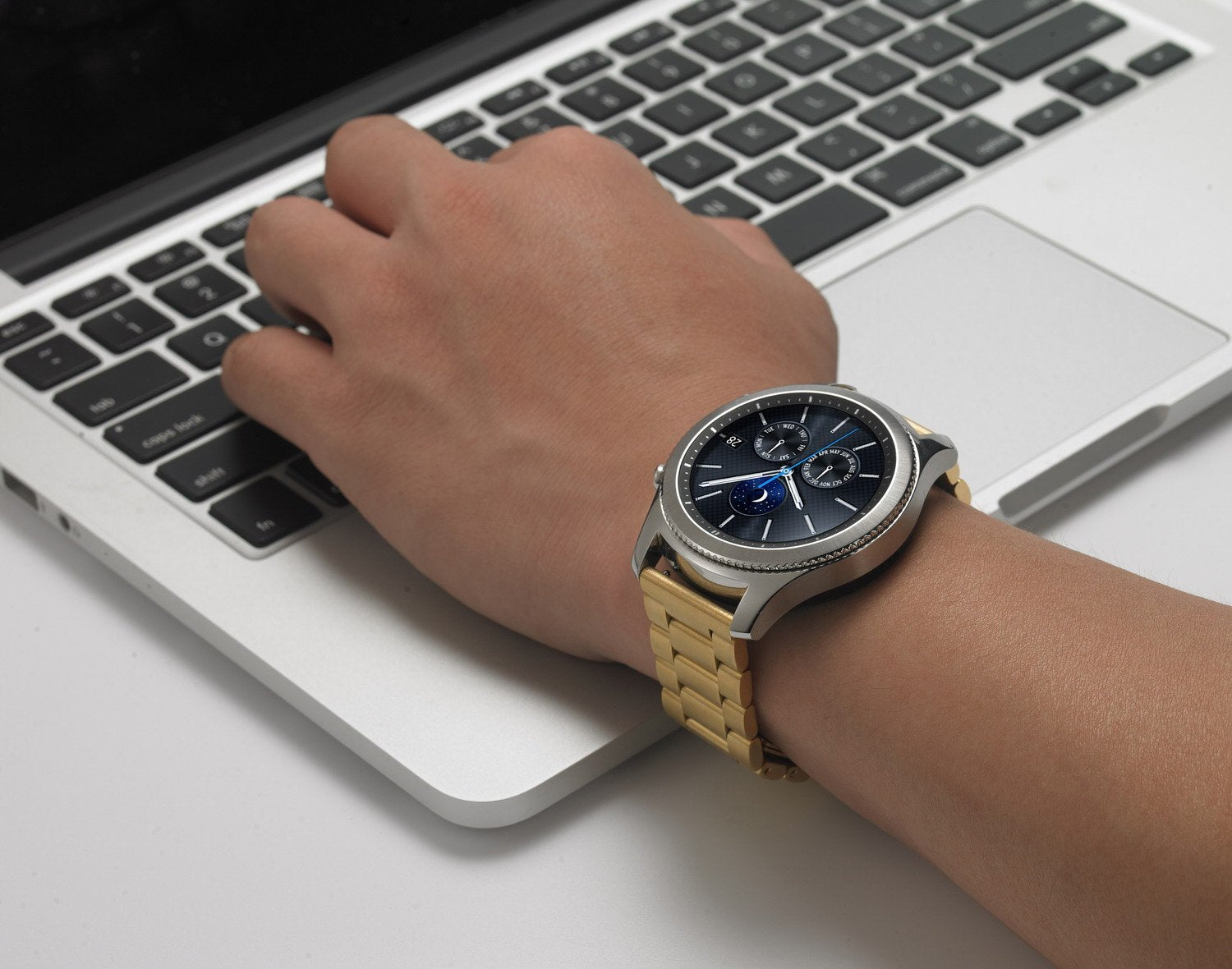 Huawei Watch GT 2 Pro Strap Steel Hocolike (Gold)