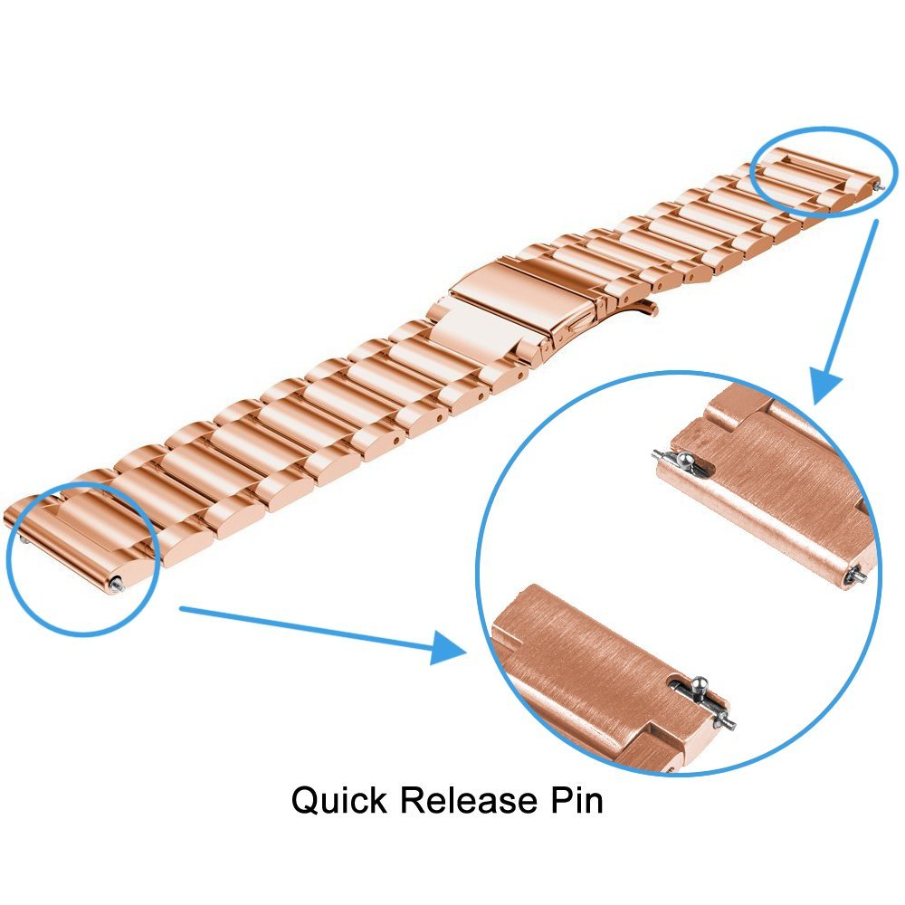 Huawei Watch GT 2 Pro Strap Steel Hocolike (RoseGold)