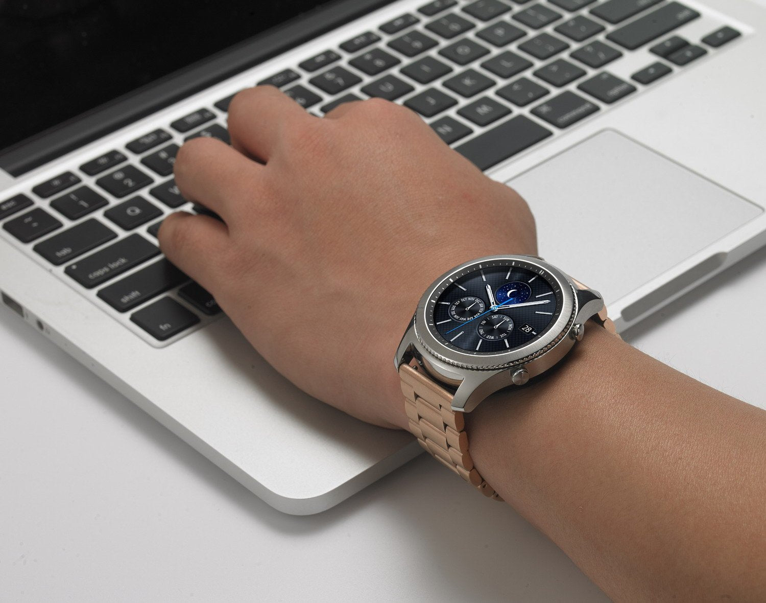 Huawei Watch GT 2 Pro Strap Steel Hocolike (RoseGold)