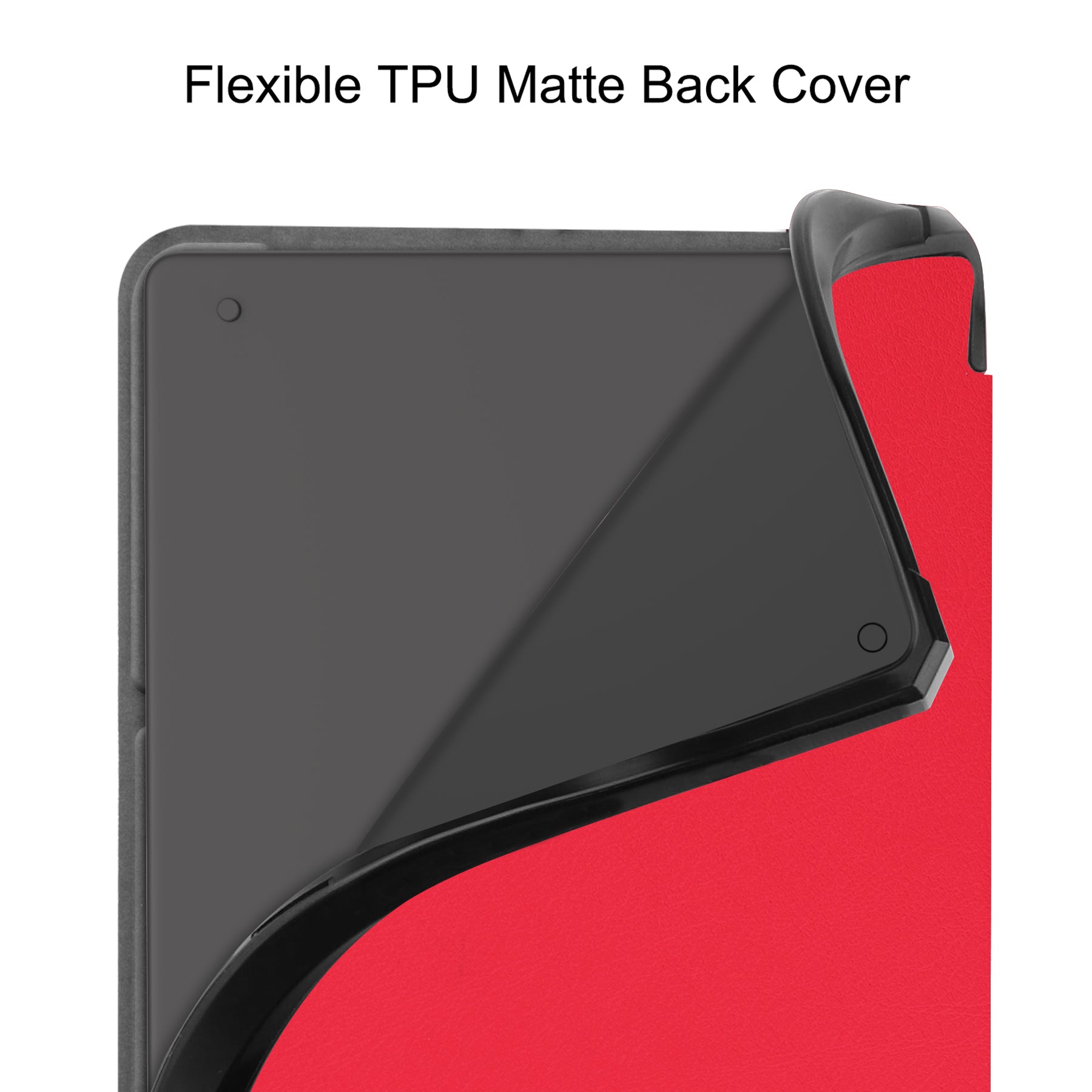 Kindle Scribe Case Origami PU leather Case [Red]