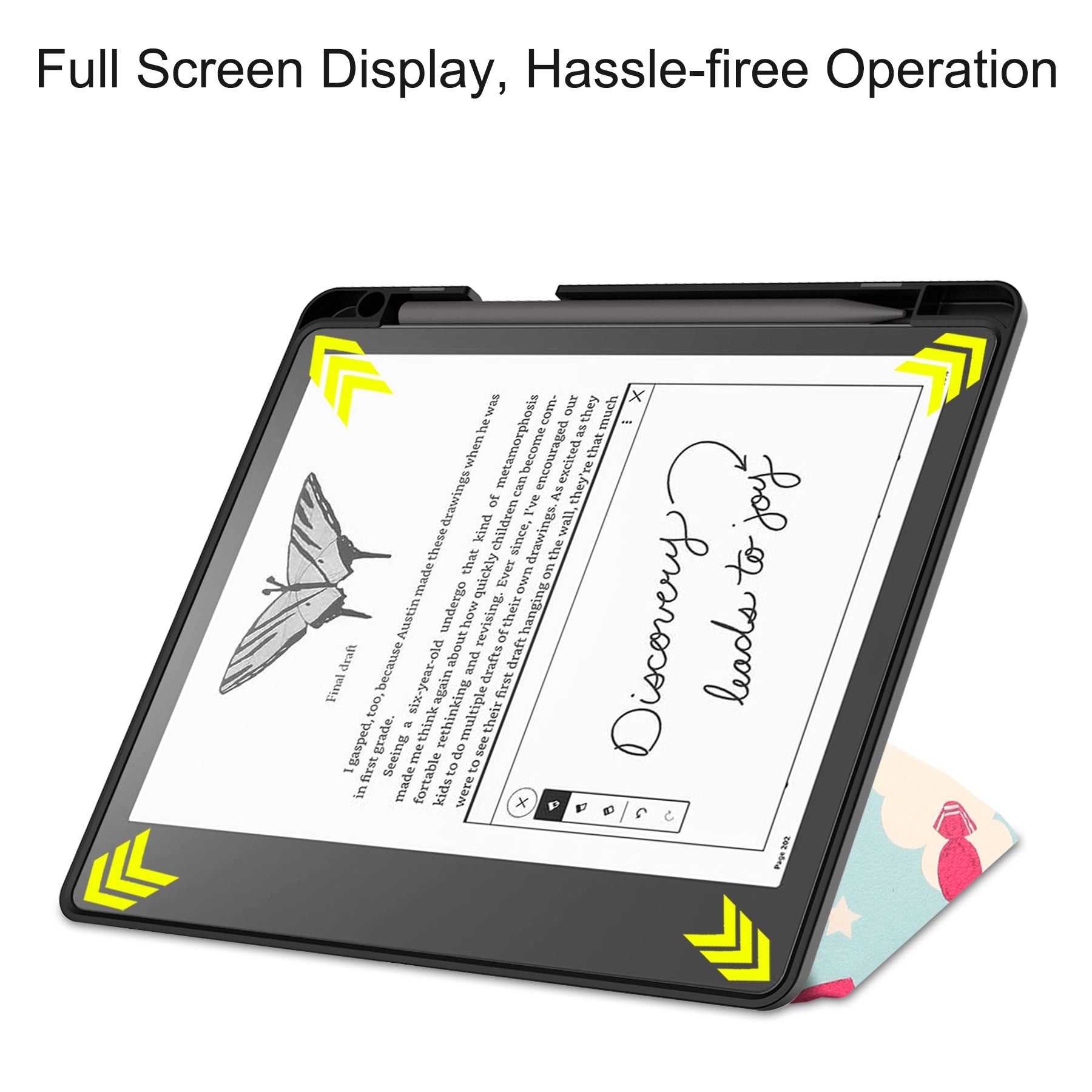 Kindle Scribe Case Designer Origami PU Leather Case [Unicorn]