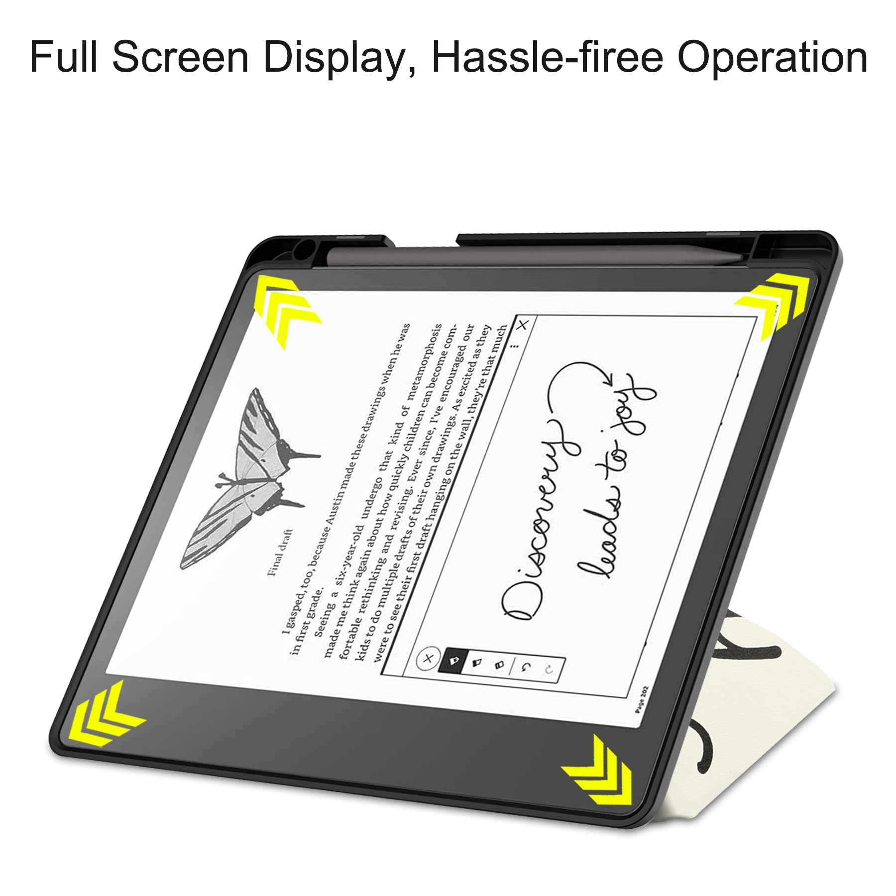 Kindle Scribe Case Designer Origami PU Leather Case [LazyCat]