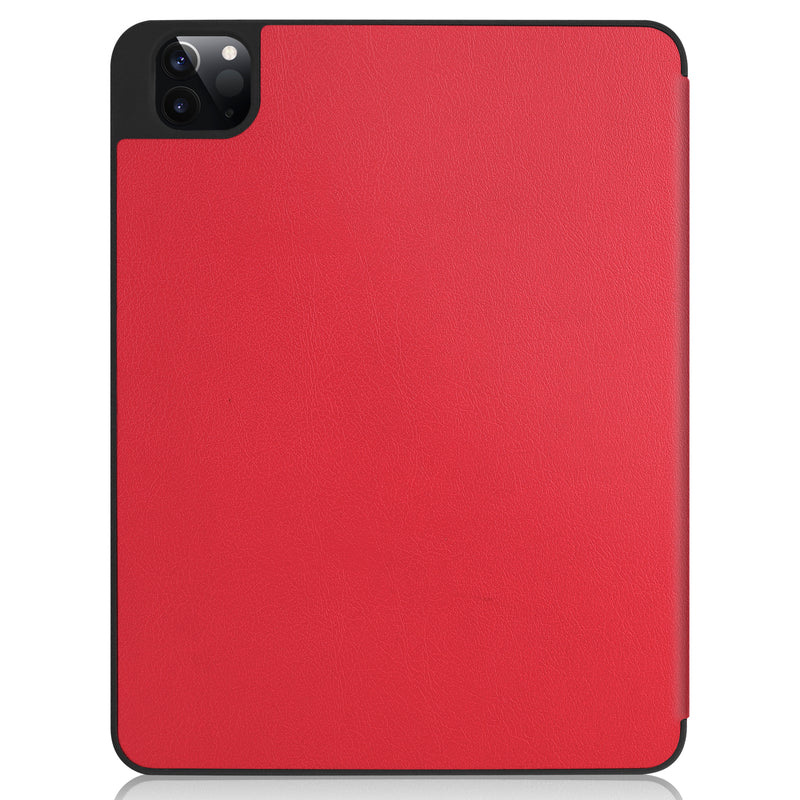 iPad Pro 11" 2021 (3rd Gen) Case Tri-Fold Pen Holder (Red)