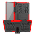 Lenovo Tab P11 Plus J616 Heavy Duty Rugged Case [Red] - Red